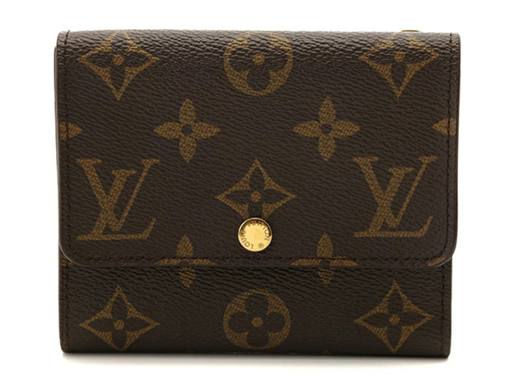 LOUIS VUITTON Compact Wallet Portefeuille Anais Monogram